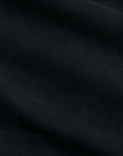 Tank Top in Basic Black fabric detail close up