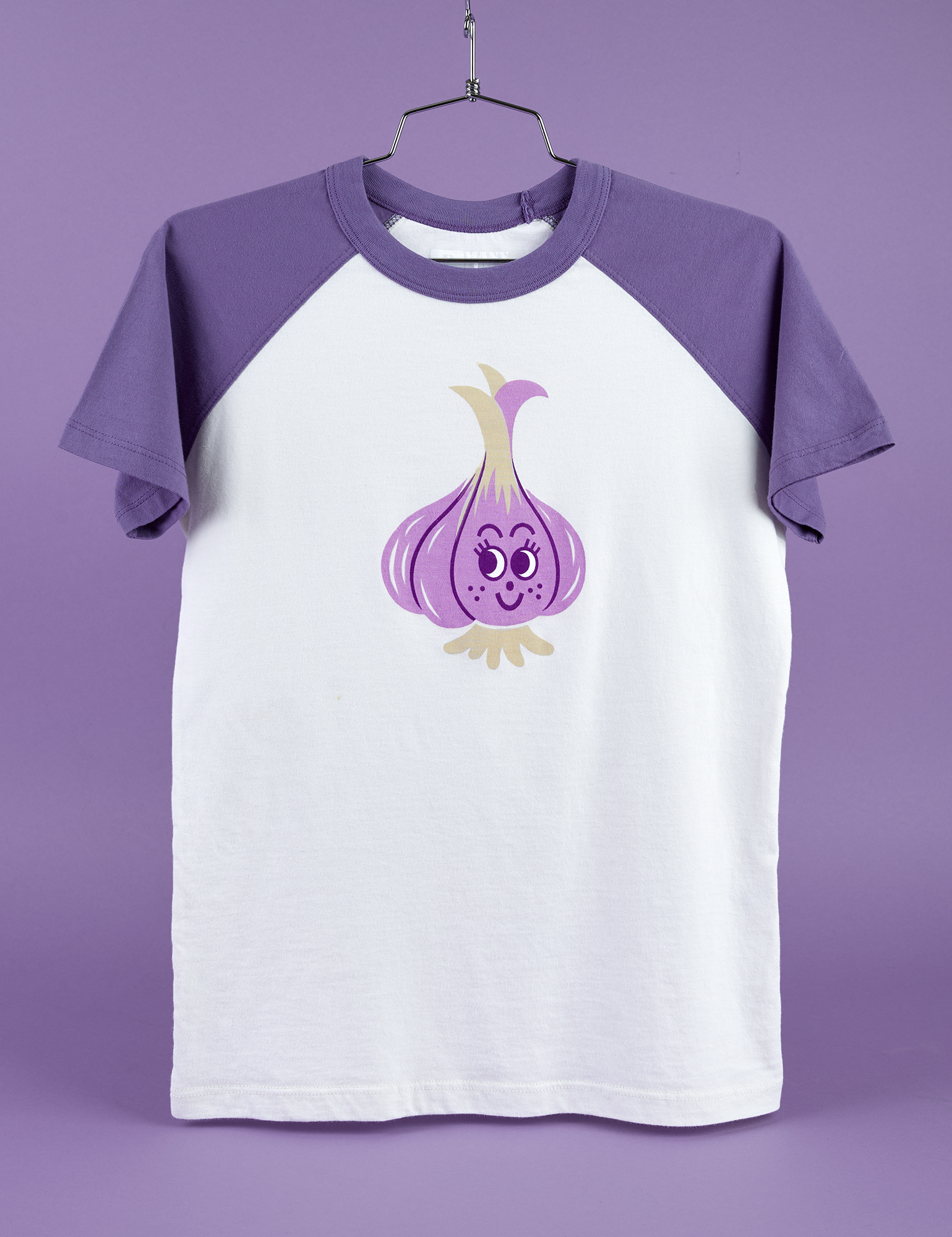 Produce Raglan Tee in Garlic