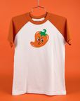 Produce Raglan Tee in Habanero