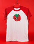 Produce Raglan Tee in Tomato