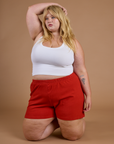 Athletic Shorts - Mustang Red