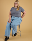 The Organic Vintage Tee - Washed Grey