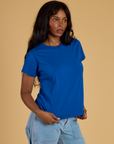 The Organic Vintage Tee - Royal Blue