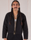 Anthony is 5’10 and wearing S Mechanic Jacket in Basic Black