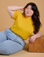 The Organic Vintage Tee in Sunshine Yellow on Ashley