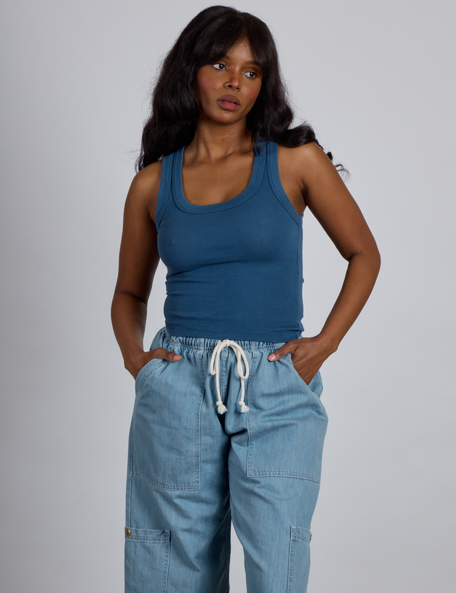 The Tank Top - French Blue