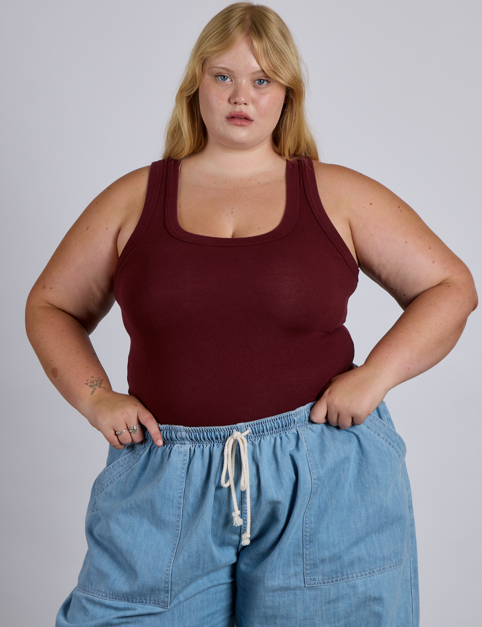 The Tank Top - Red Wine