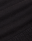 Action Pants Basic Black fabric detail close up