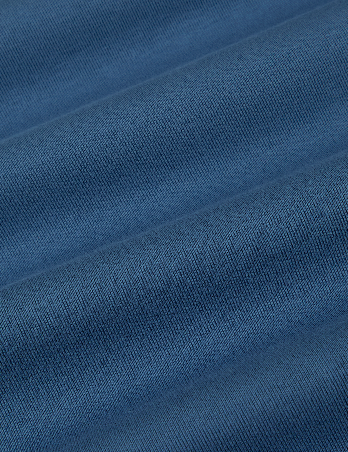 Baby Tee in French Blue fabric detail close up