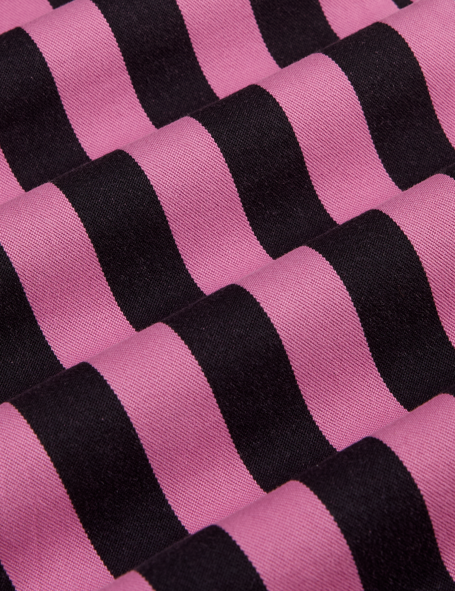 Black Stripe Work Pants - Bubblegum Pink
