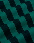 Black Stripe Work Pants - Hunter Green