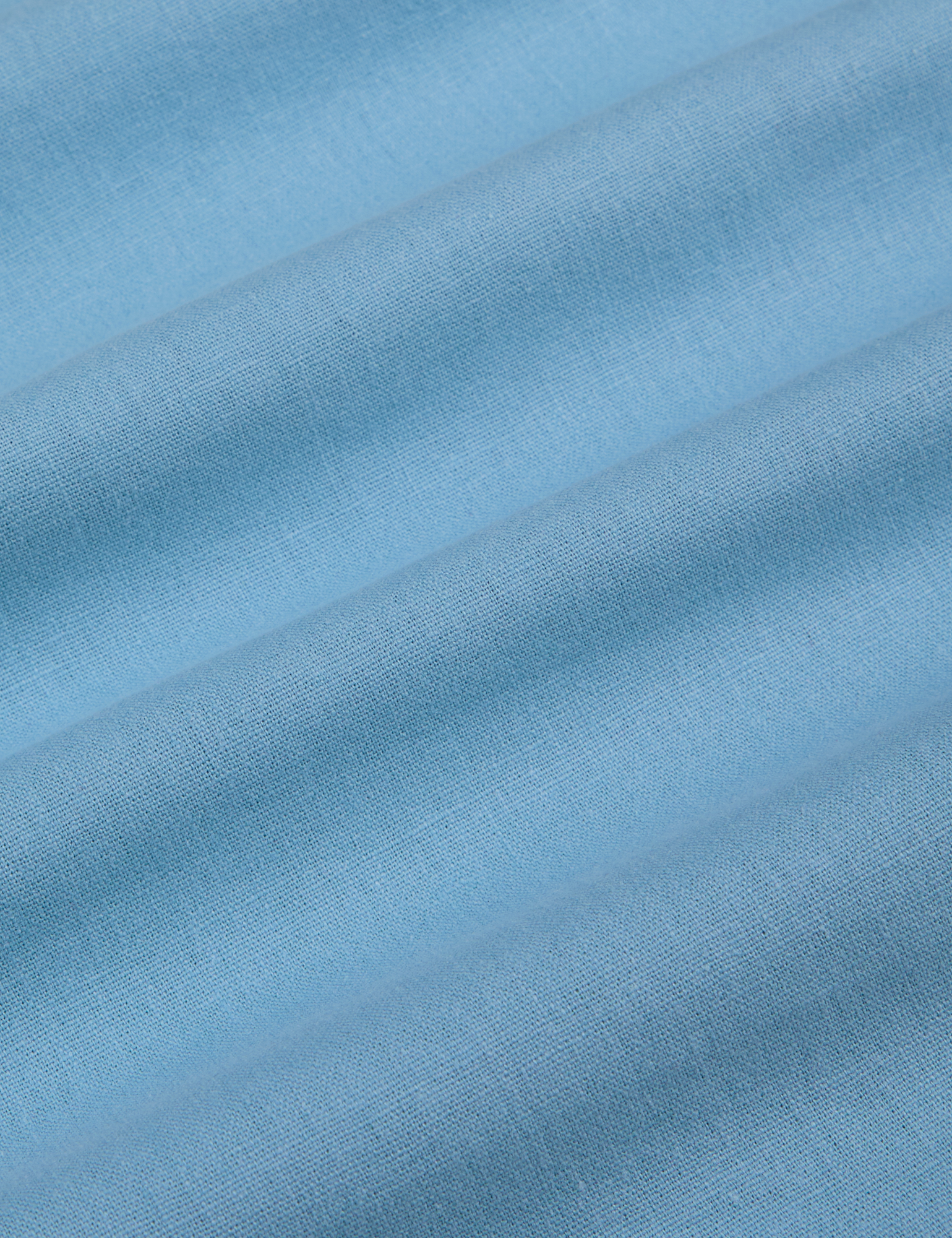 Painted Pantry Button-Up in Baby Blue fabric detail close up