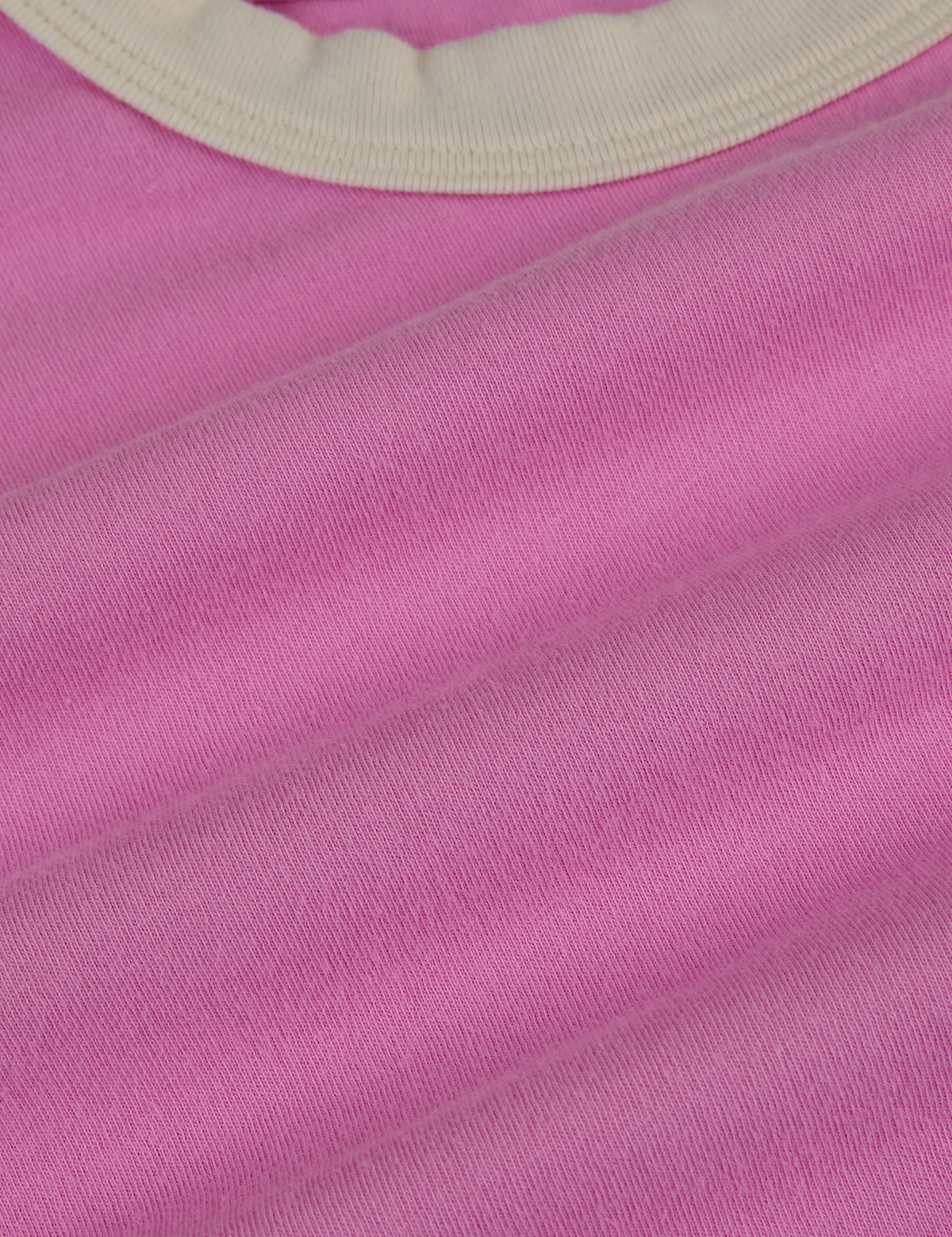 Calypso Tee in Bubblegum Multi fabric detail close up