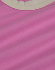 Calypso Tee in Bubblegum Multi fabric detail close up