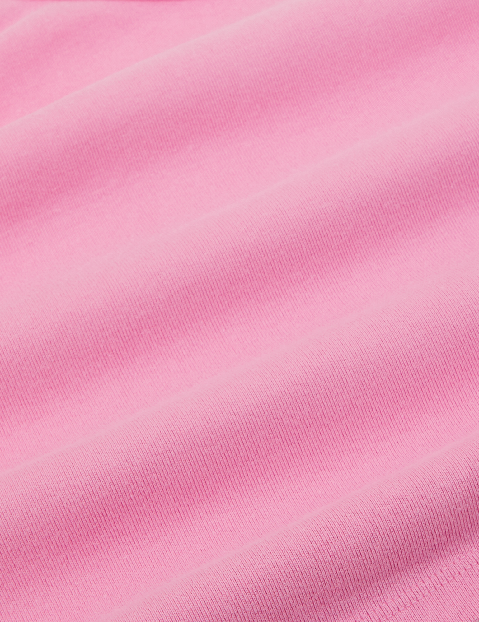 Cropped Cami in Bubblegum Pink fabric detail close up