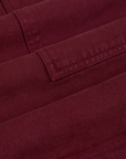 Drawstring Shorts - Red Wine