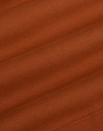 Cropped Baby Tee - Burnt Terracotta