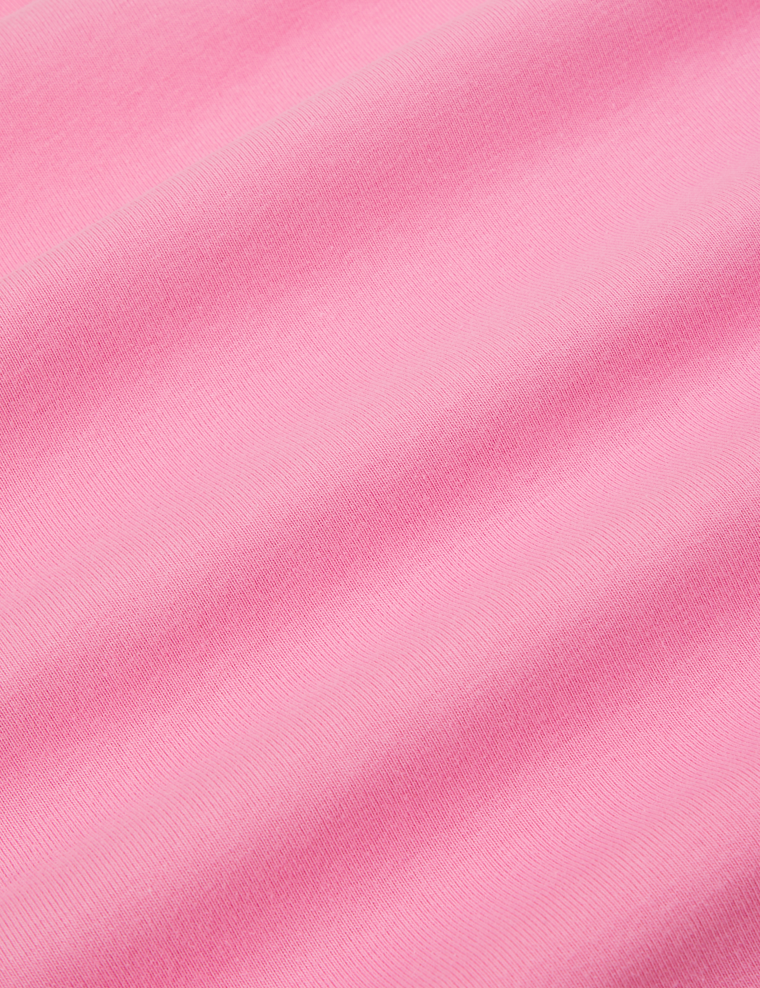 Cropped Tank Top in Bubblegum Pink fabric detail close up
