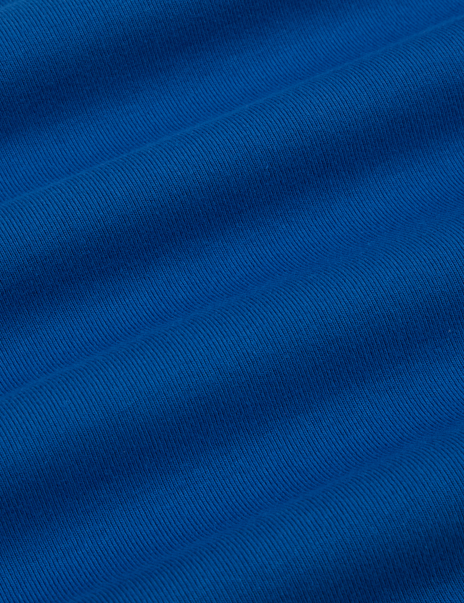 Cropped Tank Top in Royal Blue fabric detail close up
