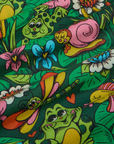 Pond Party Pantry Button-Up fabric detail close up