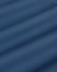 Heritage Wide Leg Trousers in French Blue fabric detail close up