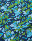 Long Sleeve Baby Tee in Angel Print fabric detail close up