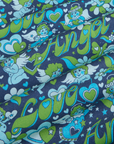 Angel Print Pantry Button-Up fabric detail close up