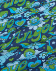 Cropped Tank Top in Angel Print fabric detail close up