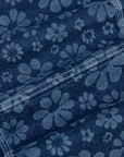 Mid-Rise Carpenter Jeans in Lazy Daisy fabric detail close up