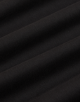 Mechanic Jacket in Basic Black fabric detail close up