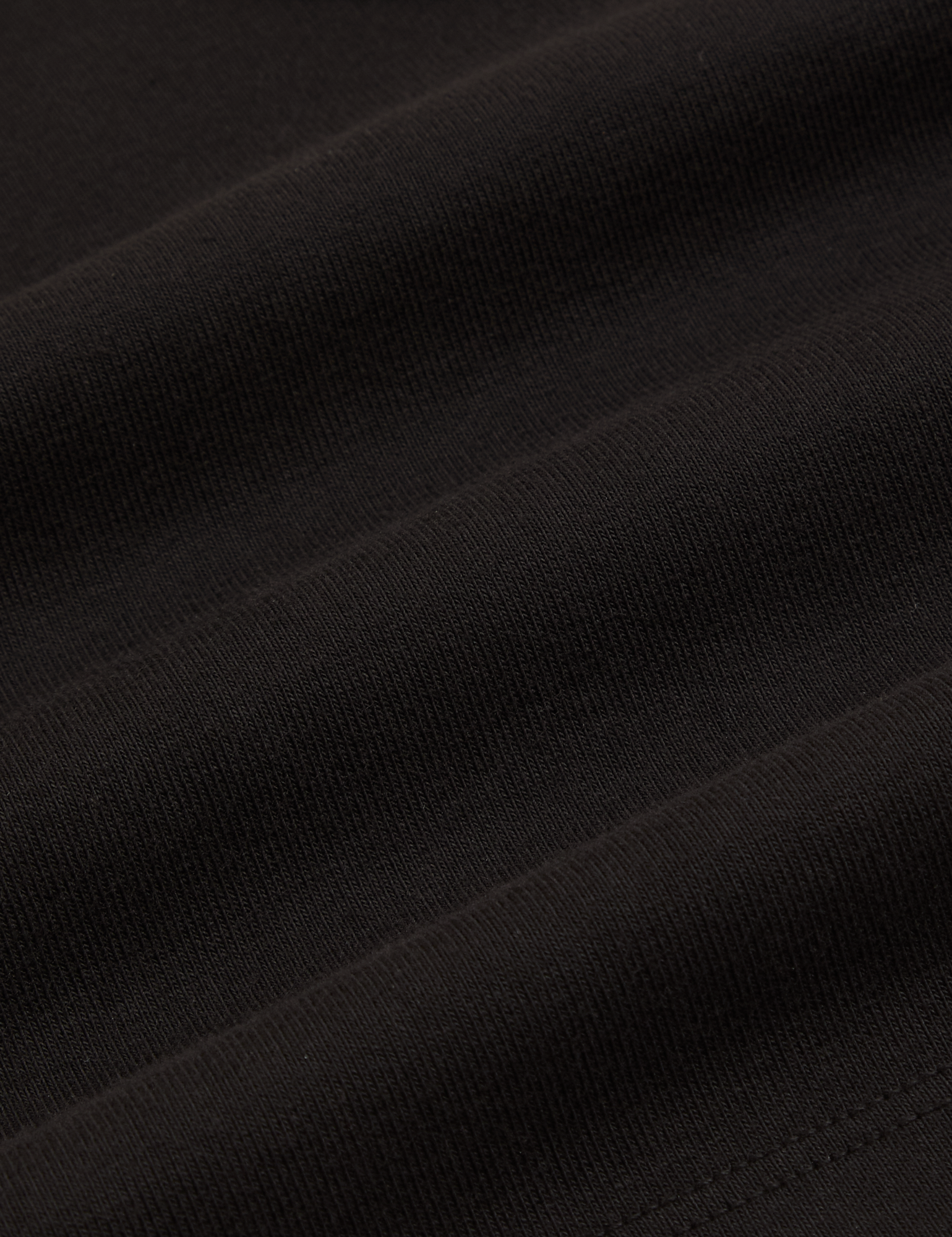 Mini Tank in Basic Black fabric detail close up