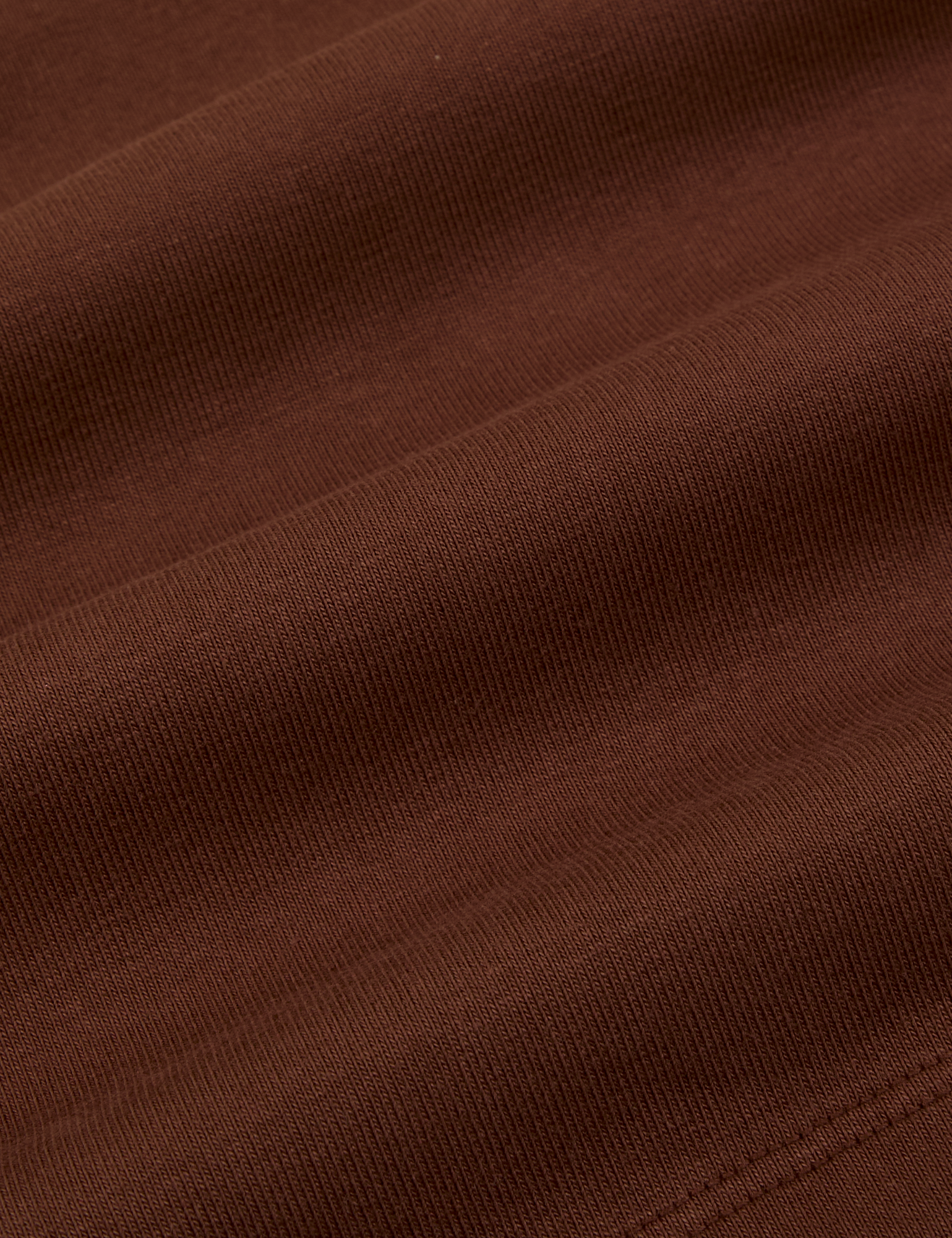 Mini Tank in Fudgesicle Brown fabric detail close up