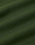Mini Tank in Evergreen fabric detail close up