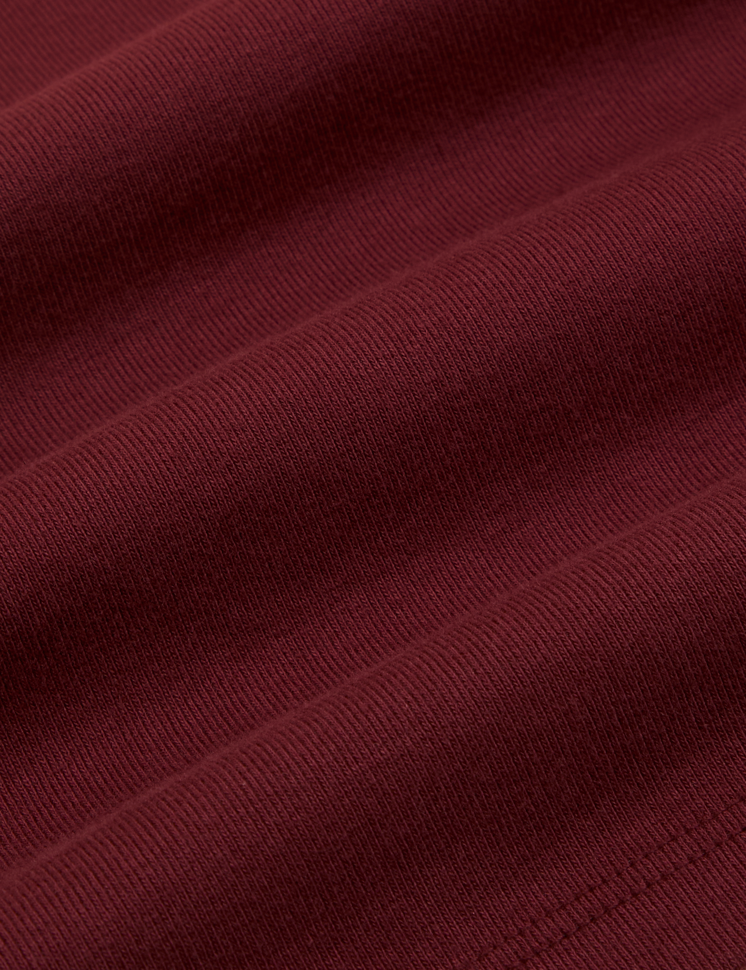 Mini Tank in Red Wine fabric detail close up