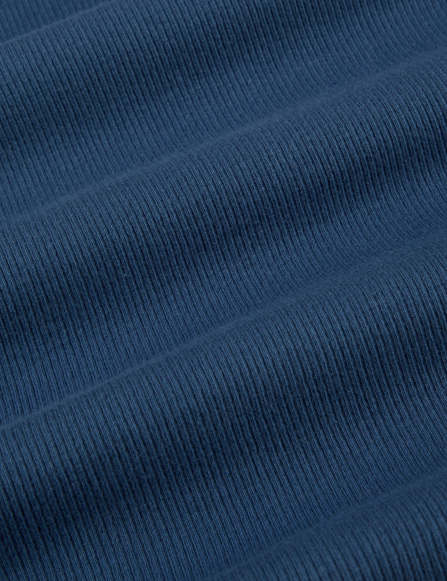 Muscle Tee in French Blue fabric detail close up