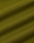 Racerback Tank in Summer Olive fabric detail close up