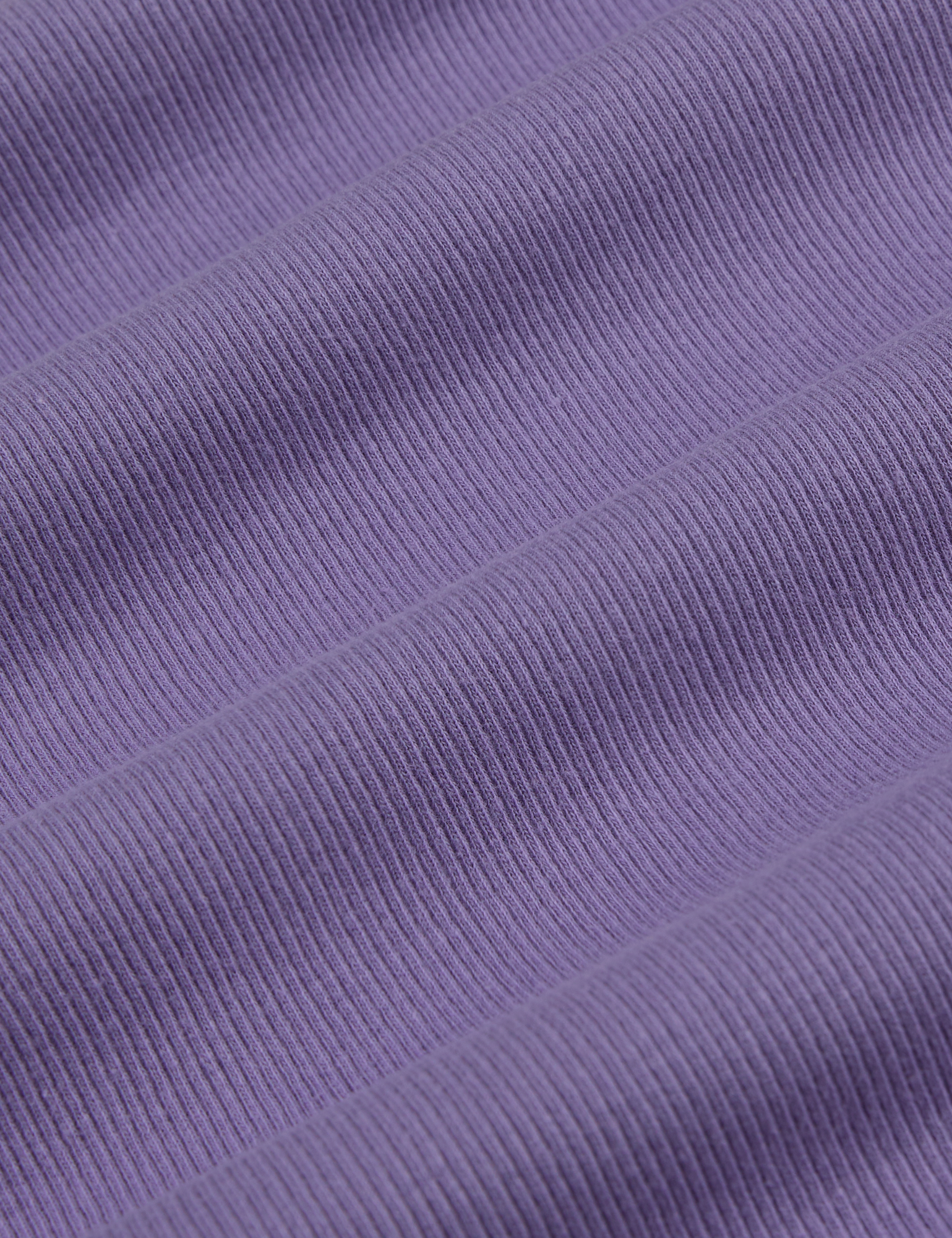 Muscle Tee in Faded Grape fabric detail close up