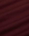 The Organic Vintage Tee - Red Wine