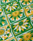 Spring Quilt Print Pantry Button-Up fabric detail close up