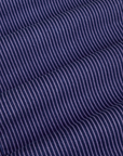 Railroad Denim Work Pants in Faded Grape Overdye fabric detail close up