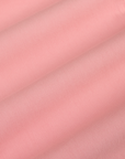 Work Pants in Baby Pink fabric detail close up