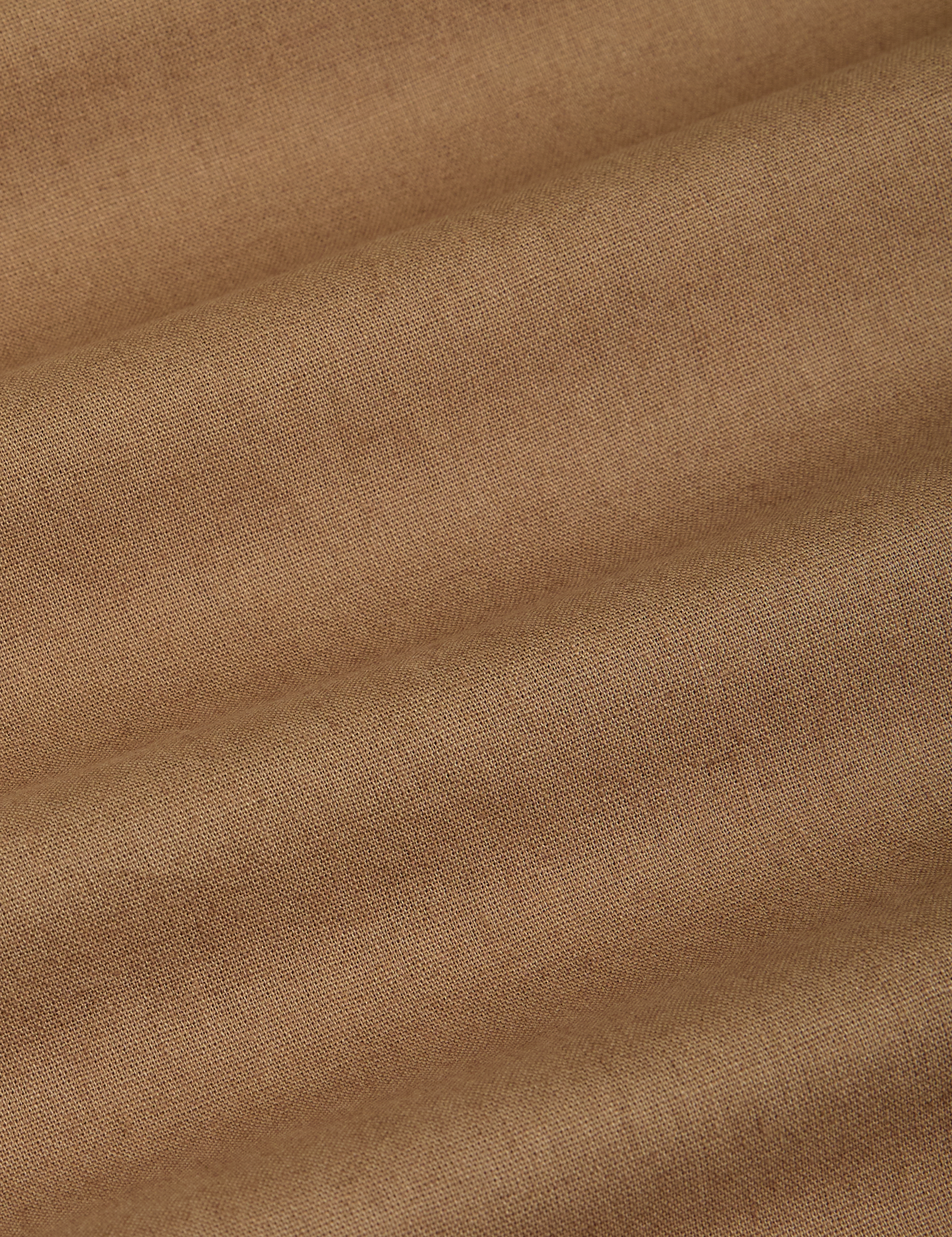 Pantry Button-Up in Desert Brown fabric detail close up