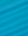 Jr. Varsity Tee in Hawaiian Blue fabric detail close up