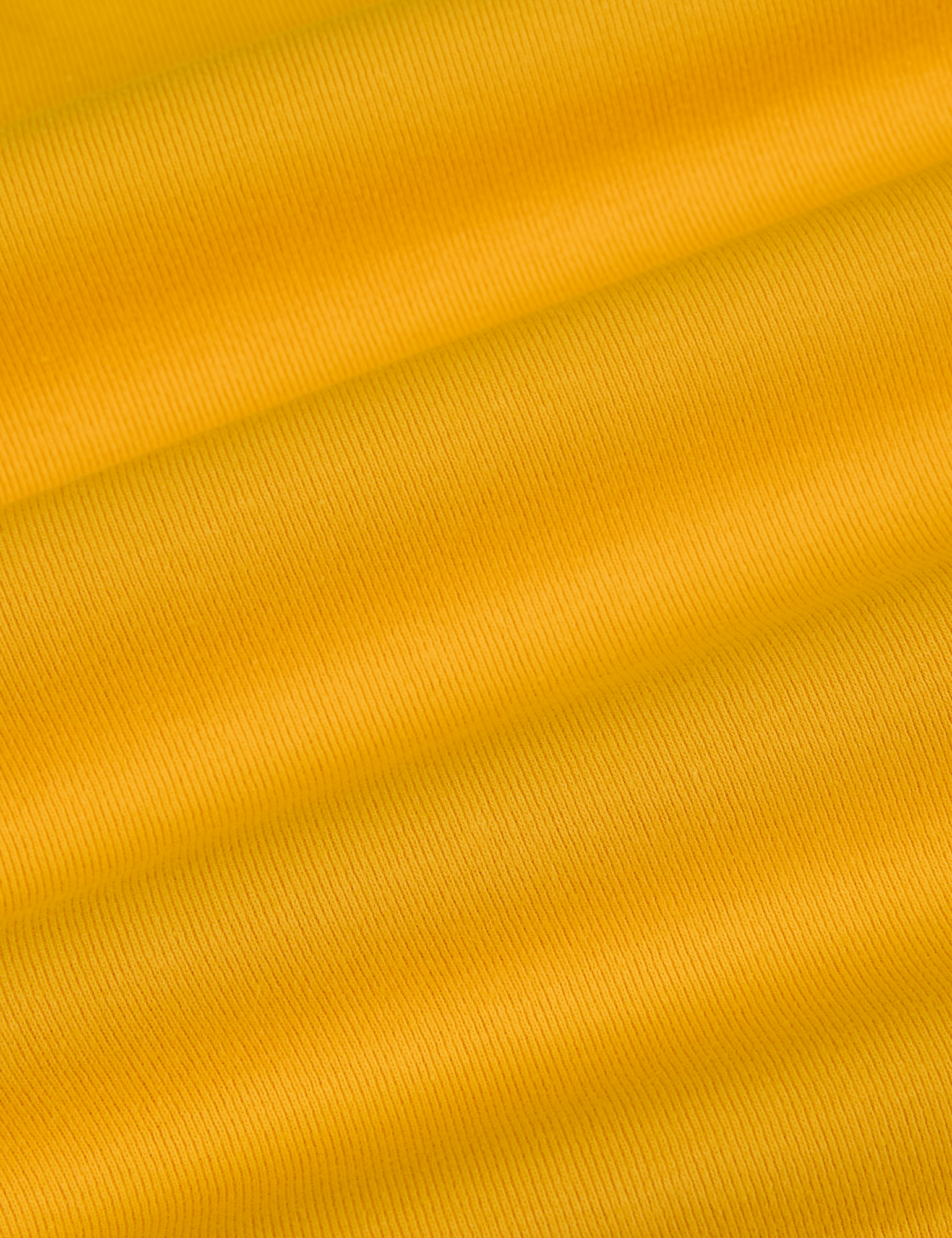 Cropped Tank Top in Sunshine Yellow fabric detail close up