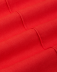 Western Pants in Mustang Red fabric detail close up
