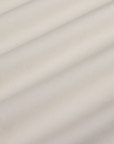 Short Sleeve Jumpsuit in Vintage Tee White fabric detail close up