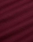 Painted Pantry Button-Up in Red Wine fabric detail close up