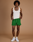TRY-A-STYLE - Athletic Shorts - Forest Green *FINAL SALE*
