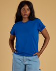 The Organic Vintage Tee - Royal Blue