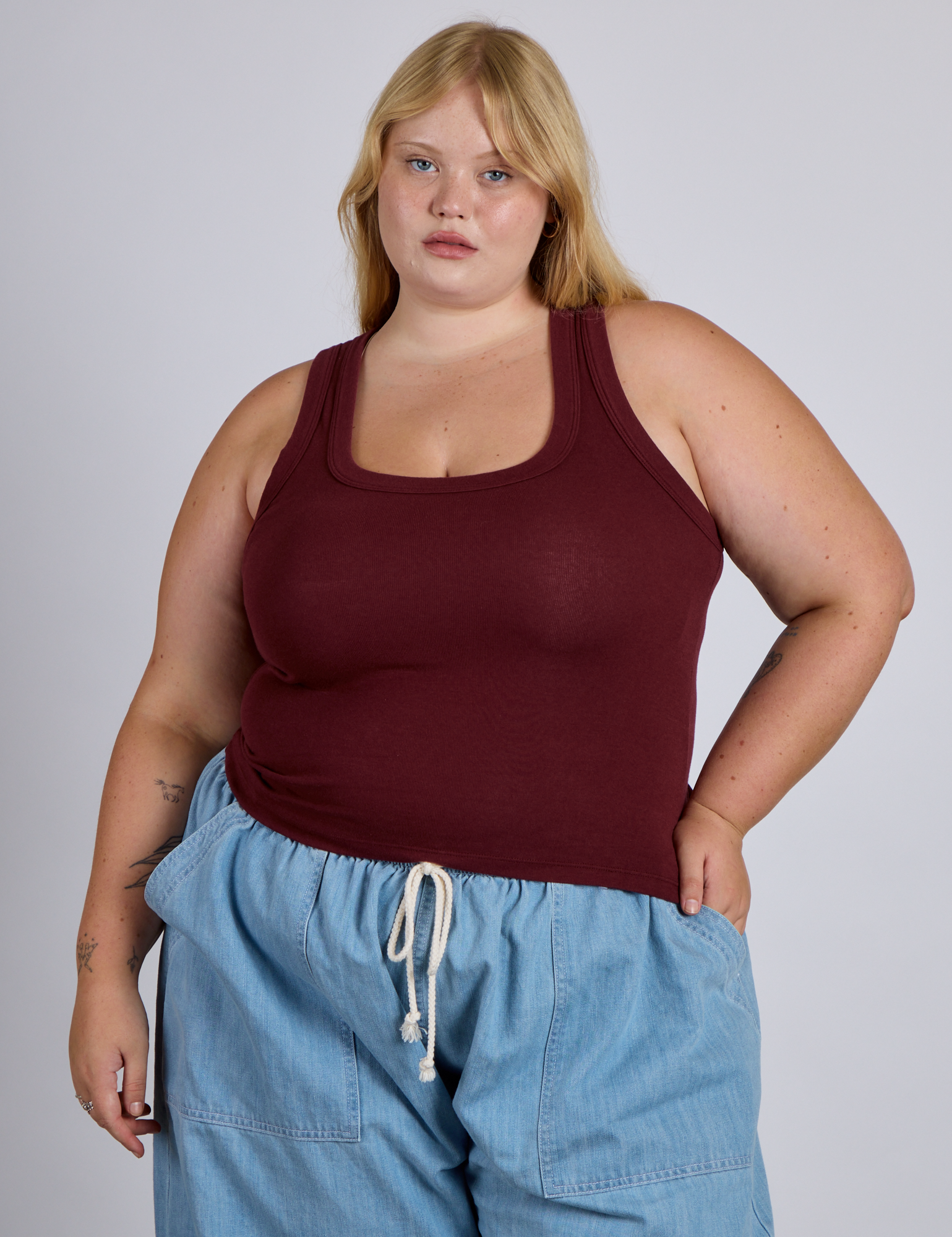 The Tank Top - Red Wine